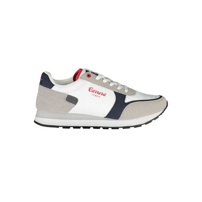Carrera White Polyester Sneaker