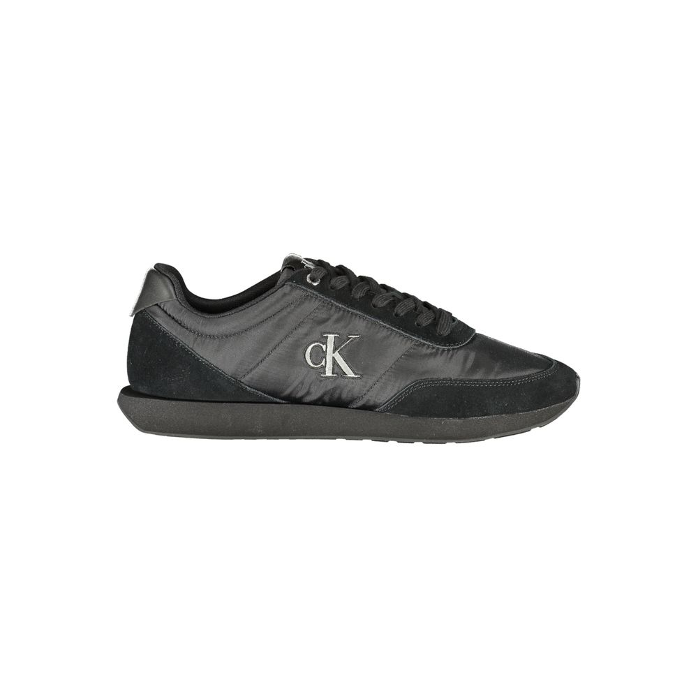 Calvin Klein Black Polyester Men Sneaker