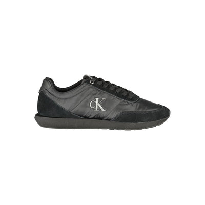 Calvin Klein Black Polyester Men Sneaker
