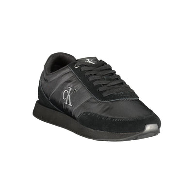 Calvin Klein Black Polyester Men Sneaker