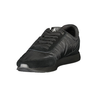 Calvin Klein Black Polyester Men Sneaker