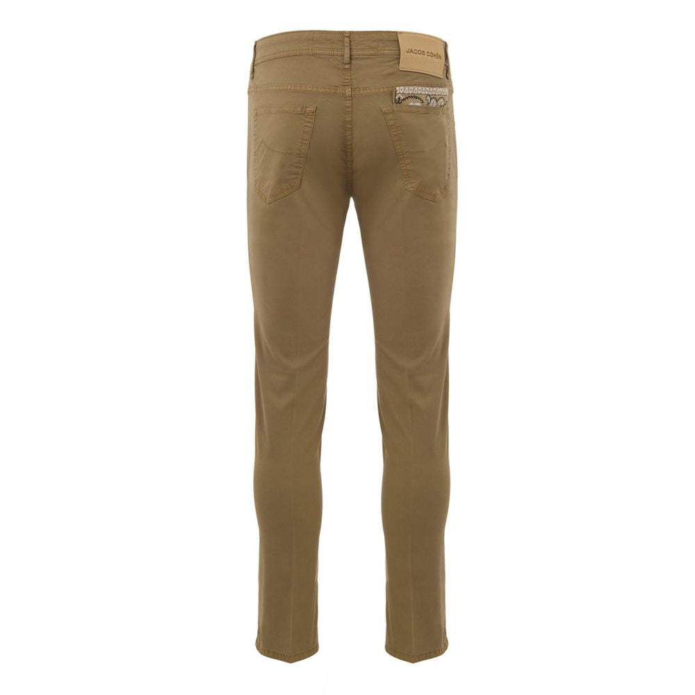 Jacob Cohen Beige Cotton Skinny Pant