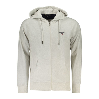 Accademia Militare Gray Cotton Men Hoodie