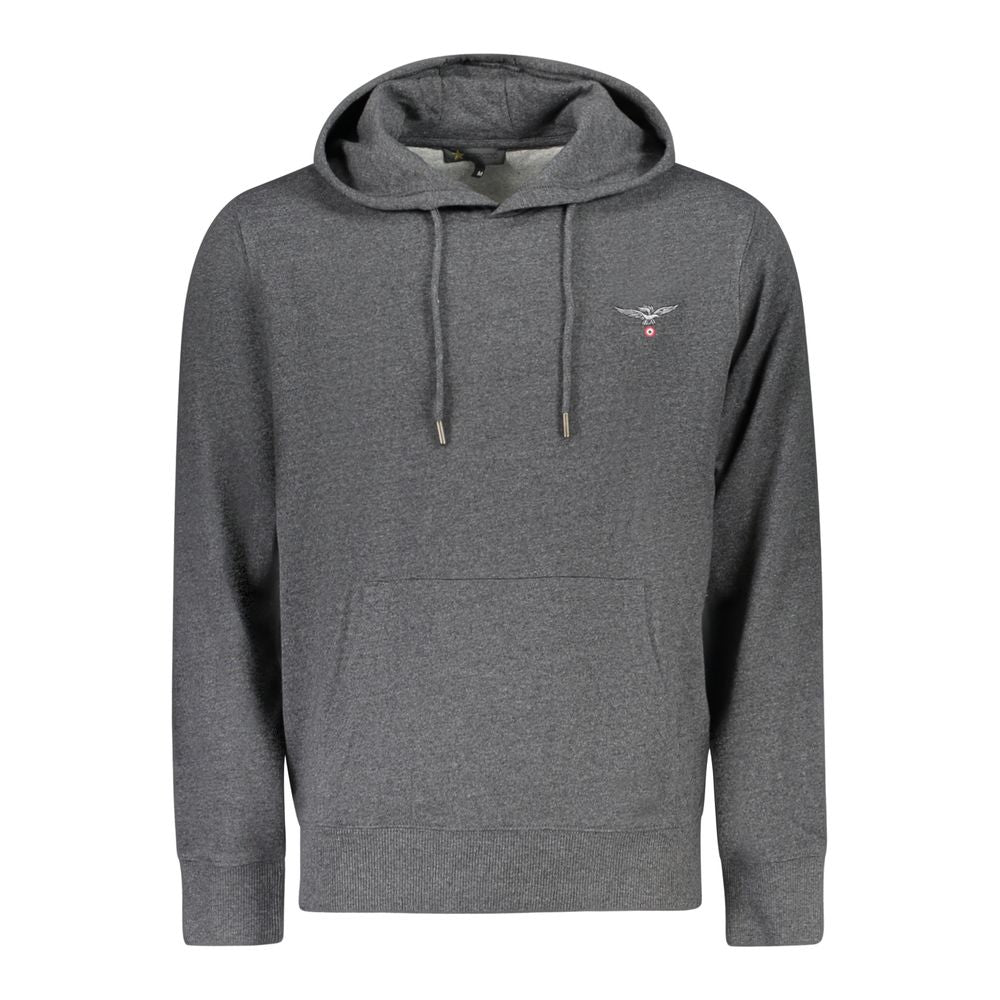 Accademia Militare Gray Recycled Cotton Men Sweater