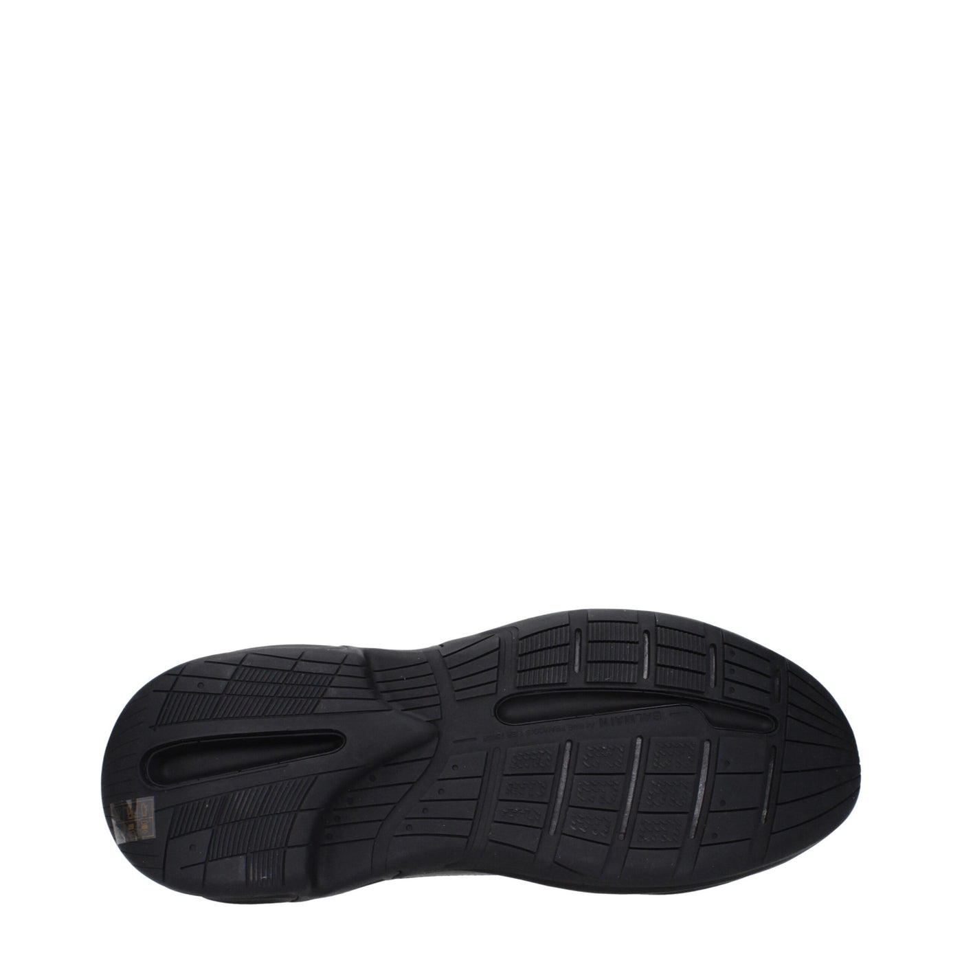 Balmain Black Leather Athletic Sneakers