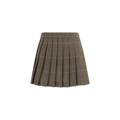 Golden Goose miniskirt with Prince of Wales motif