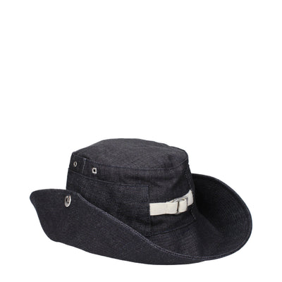 Jacquemus Blue Cotton Sunhats