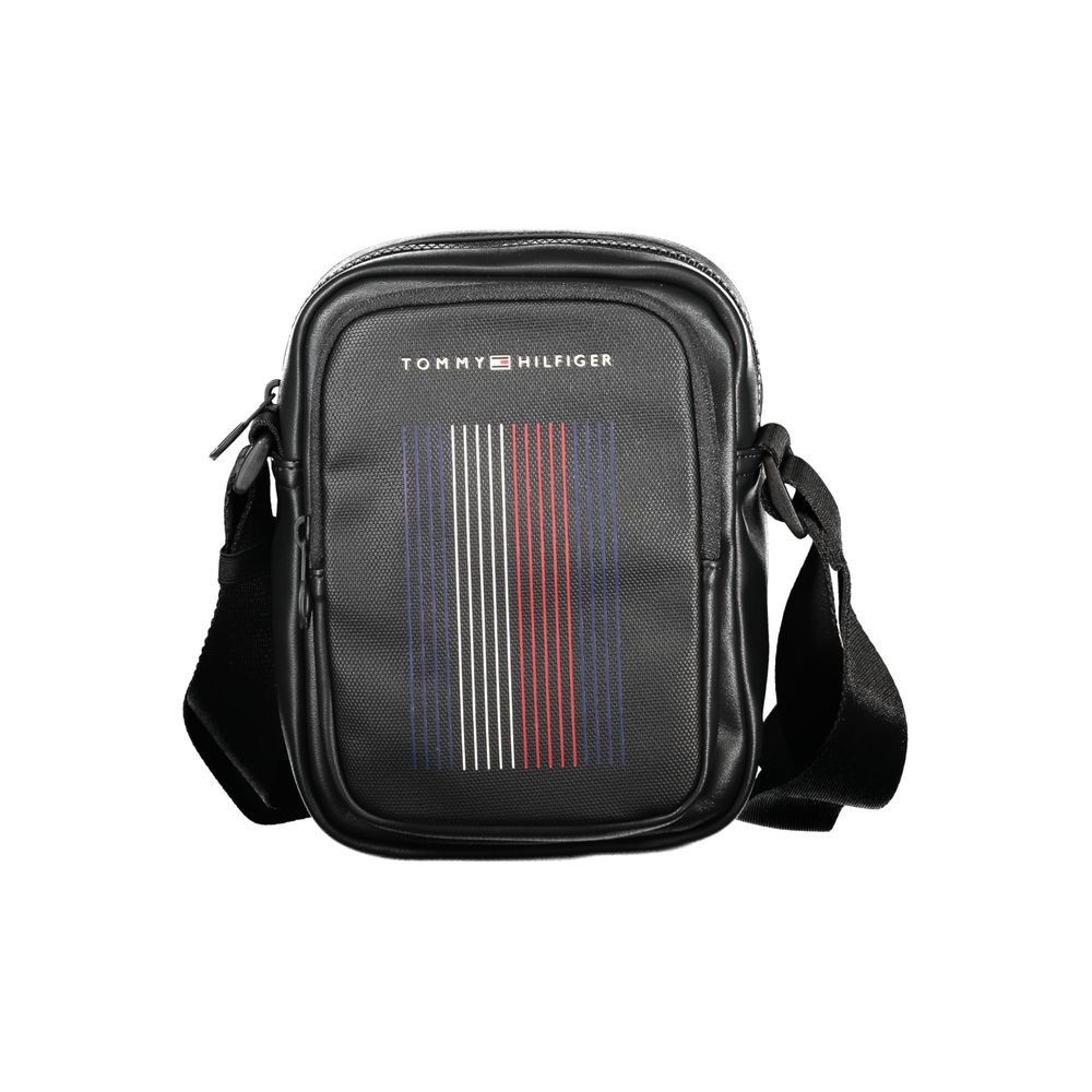 Sac à bandoulière en polyéthylène noir Tommy Hilfiger