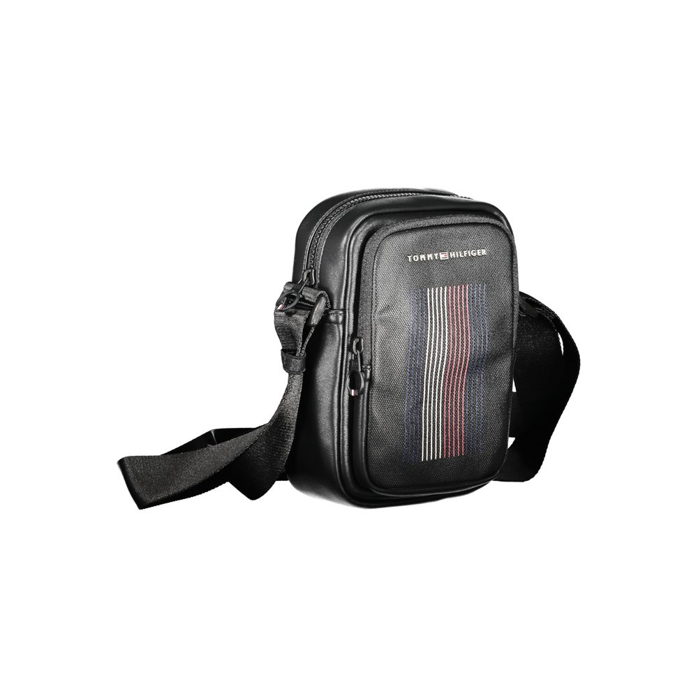 Sac à bandoulière en polyéthylène noir Tommy Hilfiger