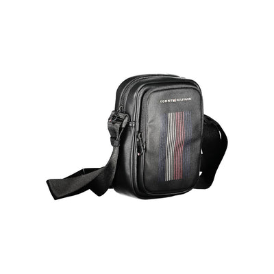 Sac à bandoulière en polyéthylène noir Tommy Hilfiger