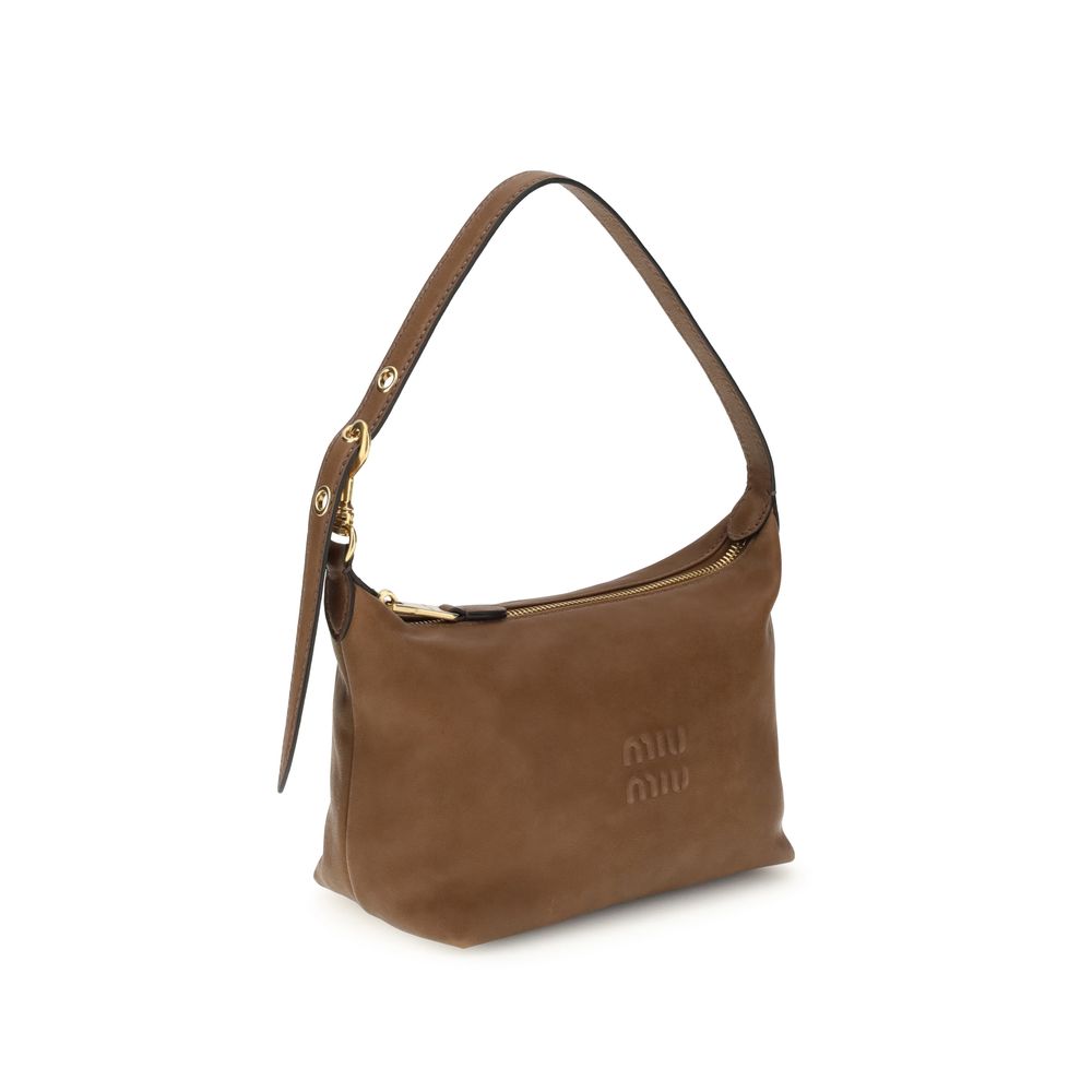 Sac à main en daim Miu Miu
