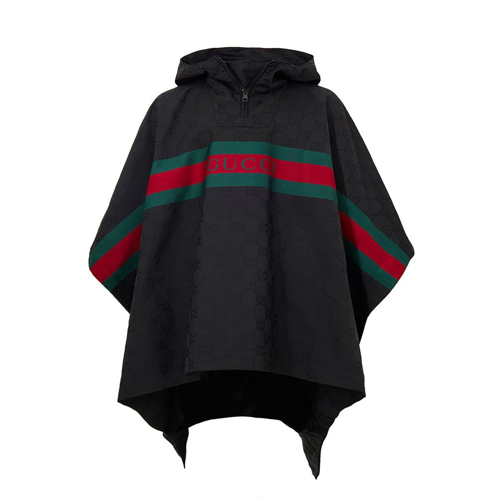 Gucci zwarte polyester cape