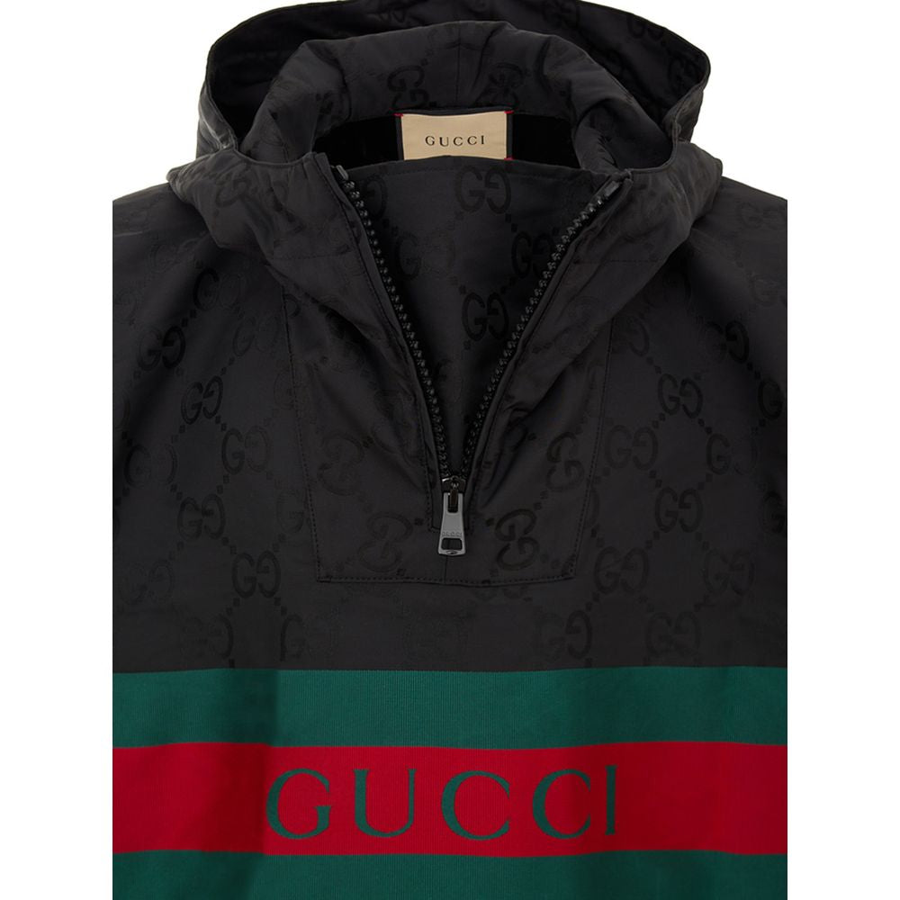 Gucci zwarte polyester cape