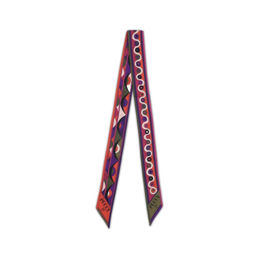 Écharpe en soie imprimée Emilio Pucci