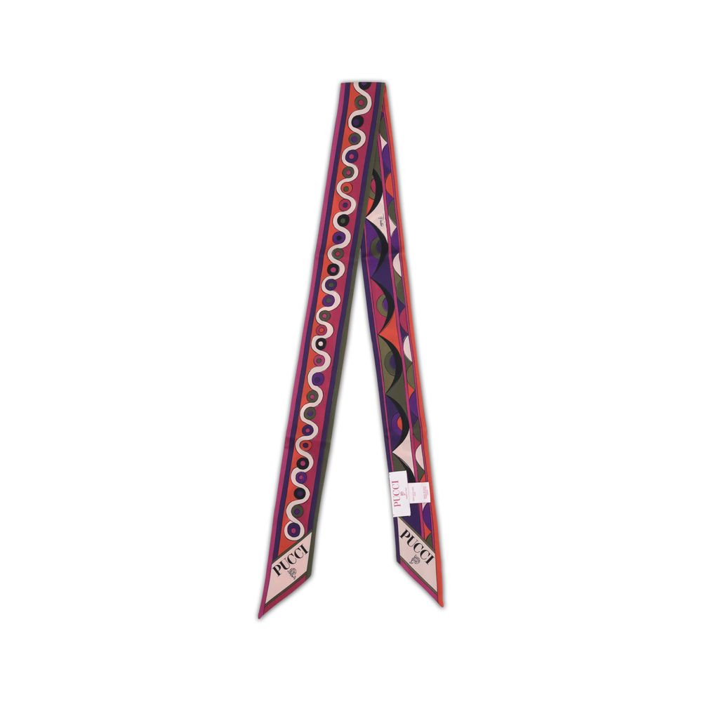 Écharpe en soie imprimée Emilio Pucci
