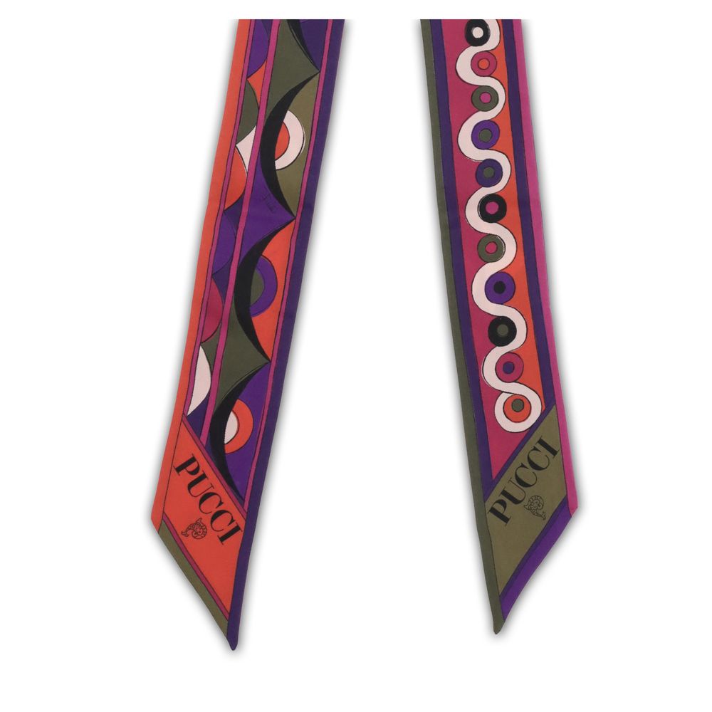Écharpe en soie imprimée Emilio Pucci
