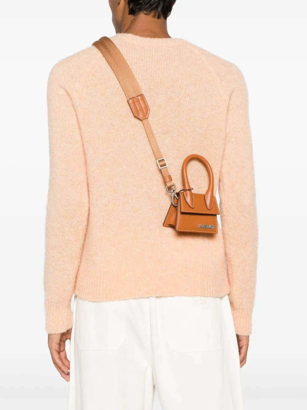 Sac bandoulière Le Chiquito Homme en beige clair de Jacquemus
