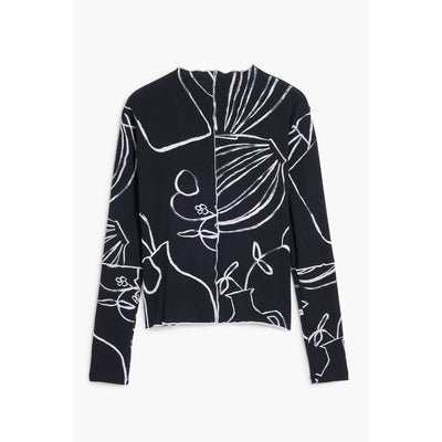 T-shirt femme Desigual en élasthan noir