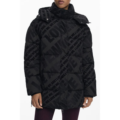 Veste noire en polyester pour femme Desigual