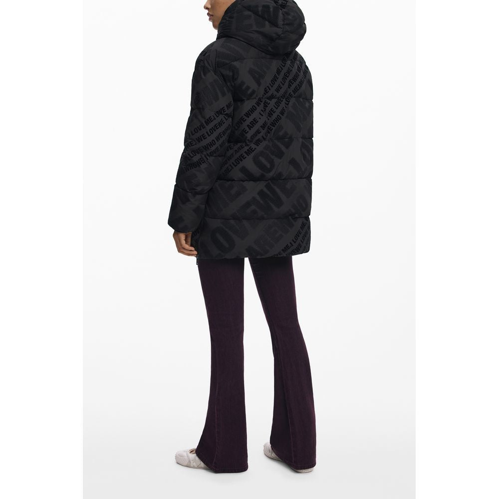 Veste noire en polyester pour femme Desigual