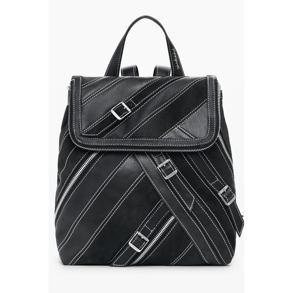 Sac à dos pour femme en polyéthylène noir Desigual