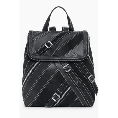 Sac à dos pour femme en polyéthylène noir Desigual