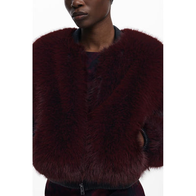 Veste femme en polyester rouge Desigual