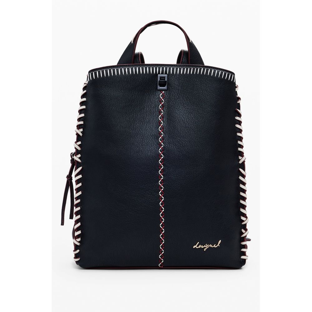 Sac à dos pour femme en polyéthylène noir Desigual