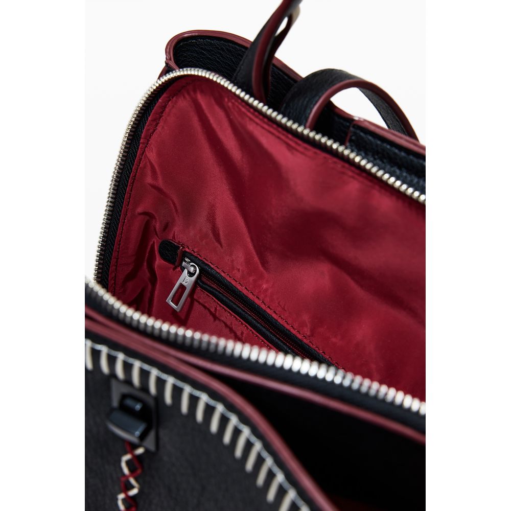 Sac à dos pour femme en polyéthylène noir Desigual