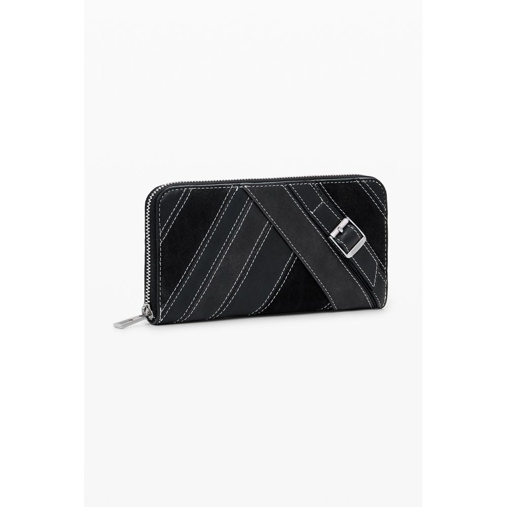 Portefeuille femme en polyéthylène noir Desigual