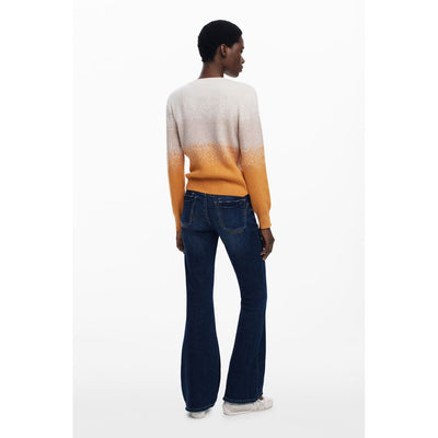 Pull en laine beige Desigual pour femme