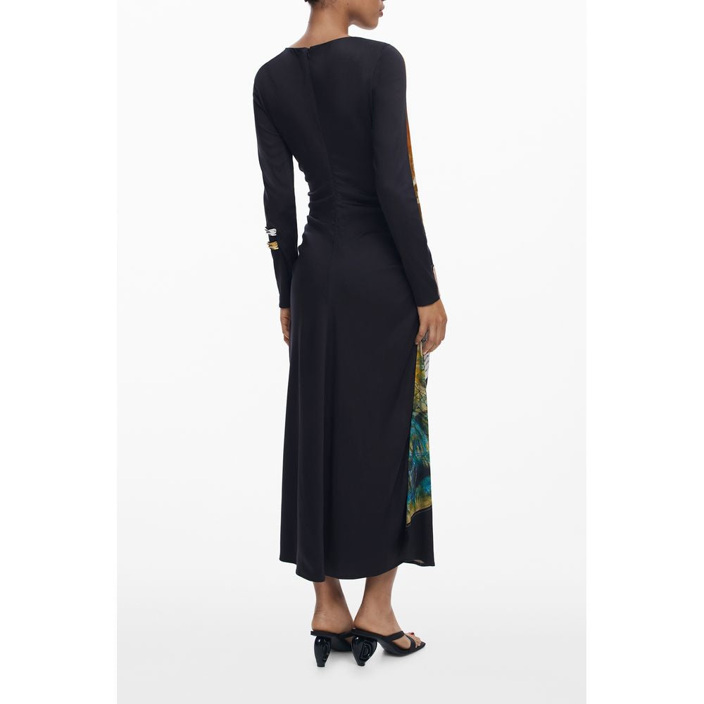 Robe Desigual en viscose noire pour femme