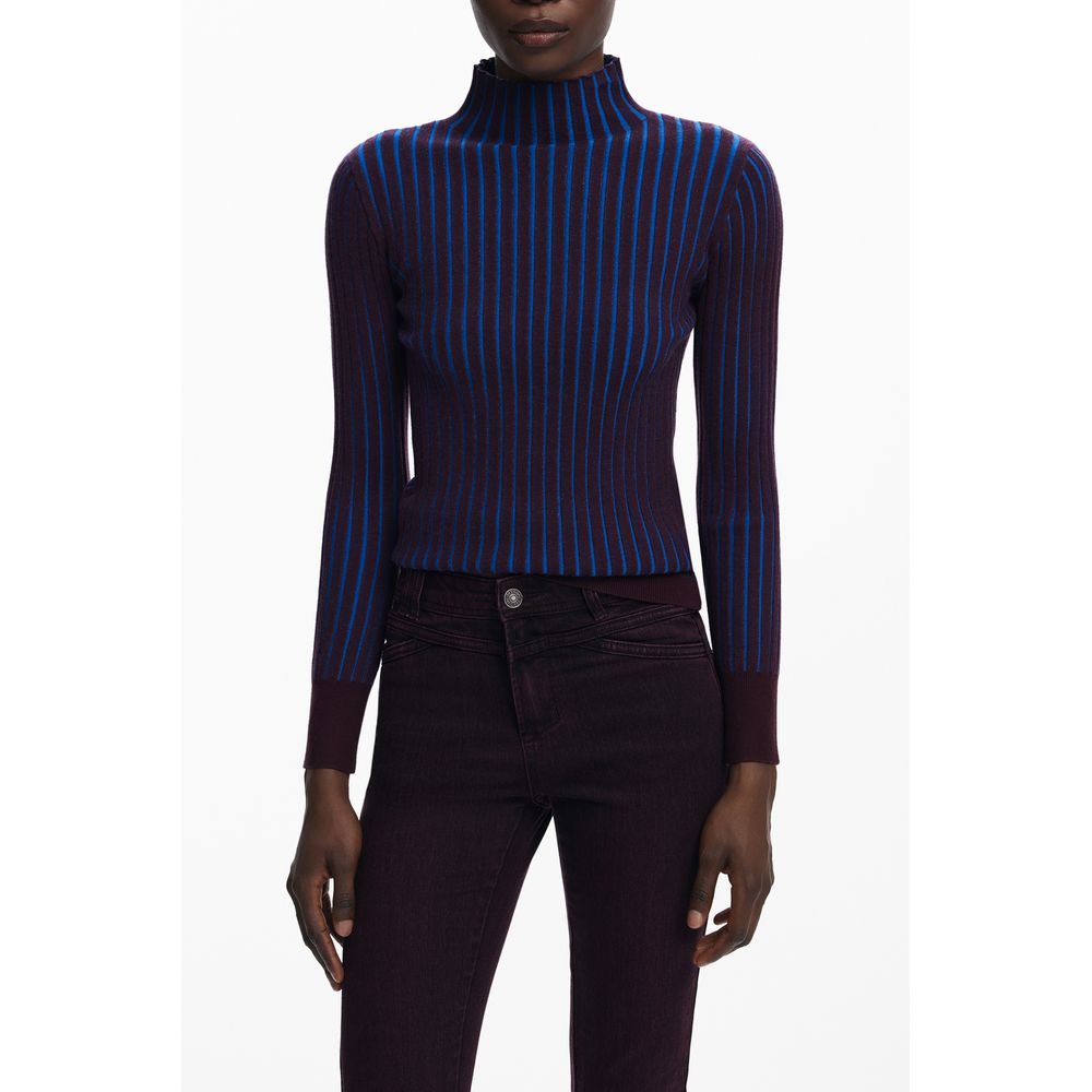 Pull en polyester brun pour femme Desigual