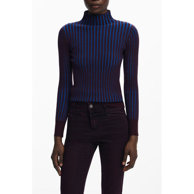 Pull en polyester brun pour femme Desigual