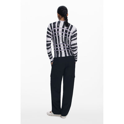 Pull femme Desigual en viscose blanche