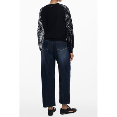 Pull femme Desigual en polyester noir