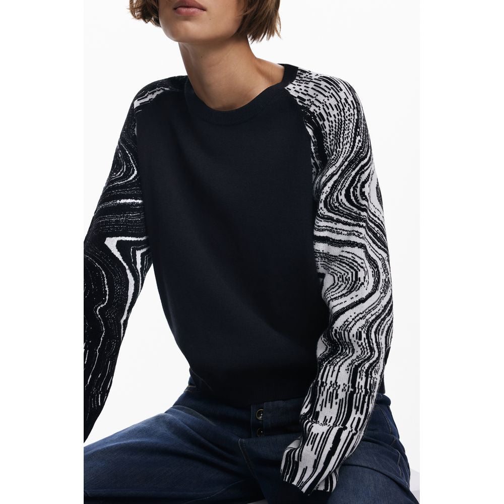 Pull femme Desigual en polyester noir