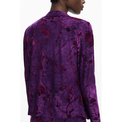 Chemise femme Desigual en polyester violet