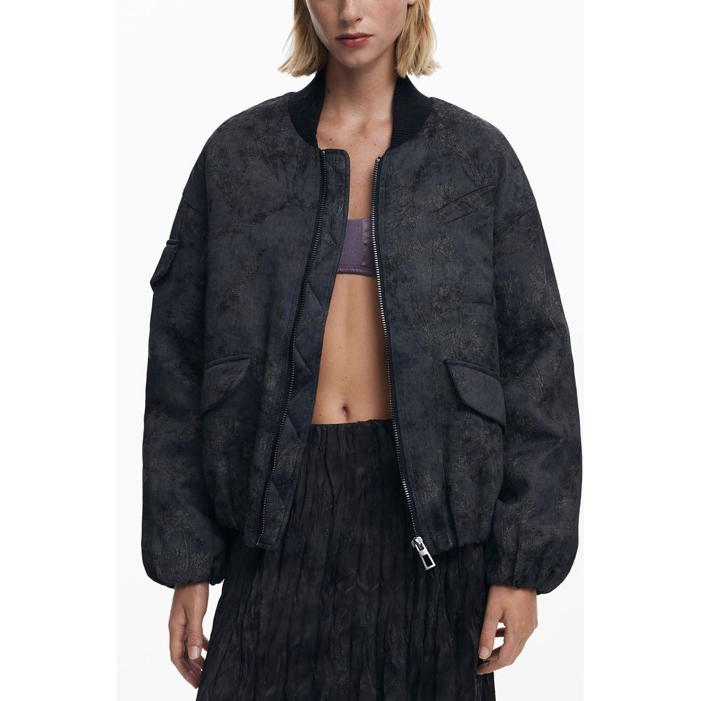 Veste noire en polyester pour femme Desigual
