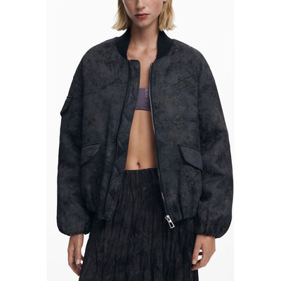 Veste noire en polyester pour femme Desigual