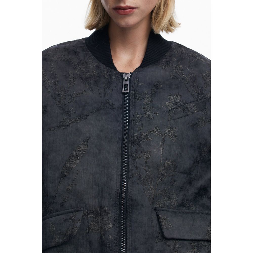 Veste noire en polyester pour femme Desigual