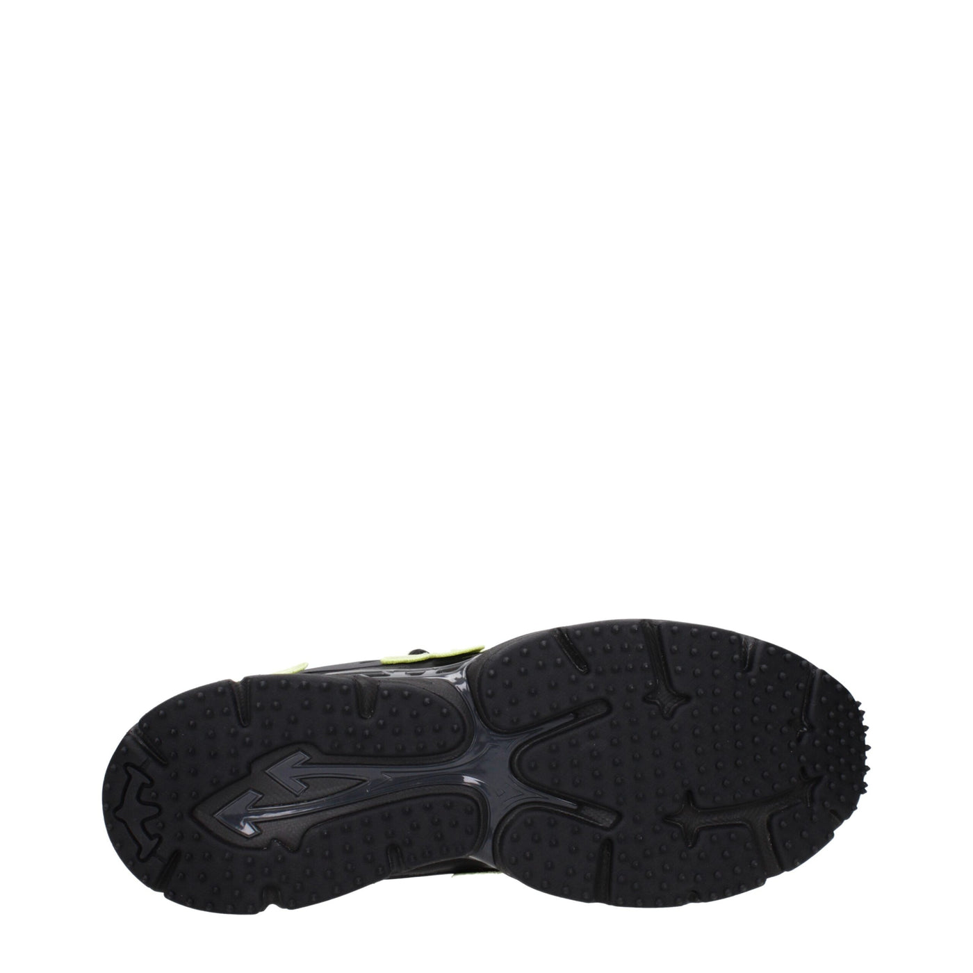 Off-White Black Fabric Athletic Sneakers
