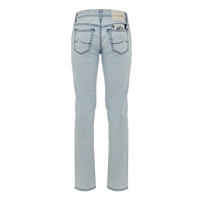 Jean skinny bleu en coton de Jacob Cohen
