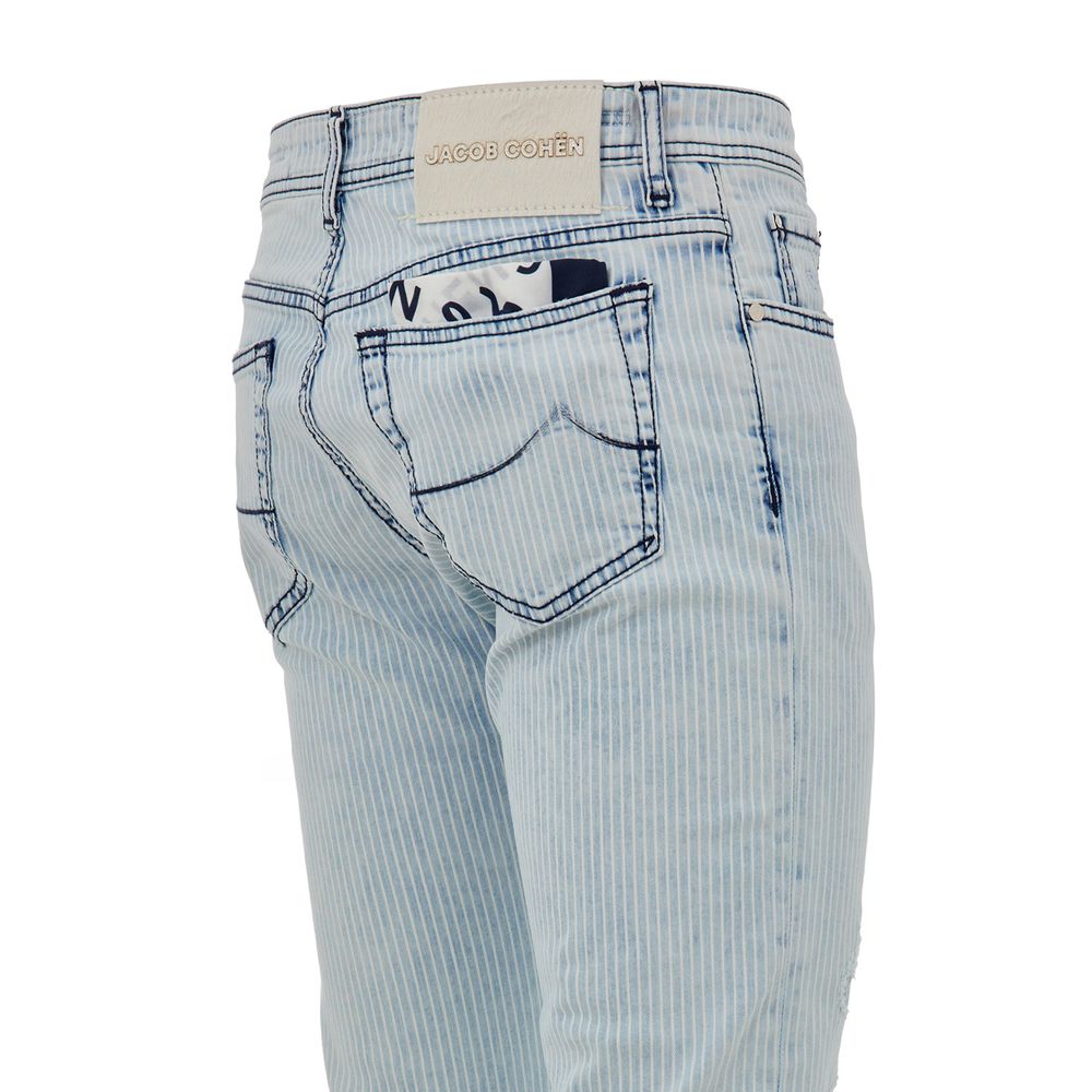Jean skinny bleu en coton de Jacob Cohen