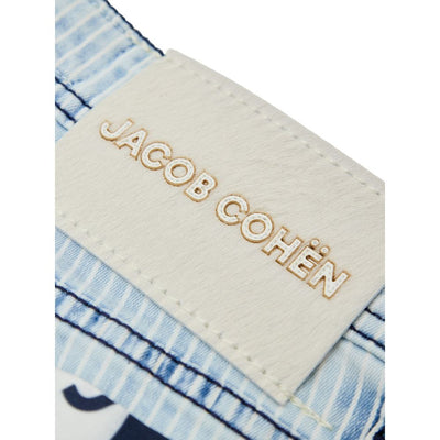 Jean skinny bleu en coton de Jacob Cohen