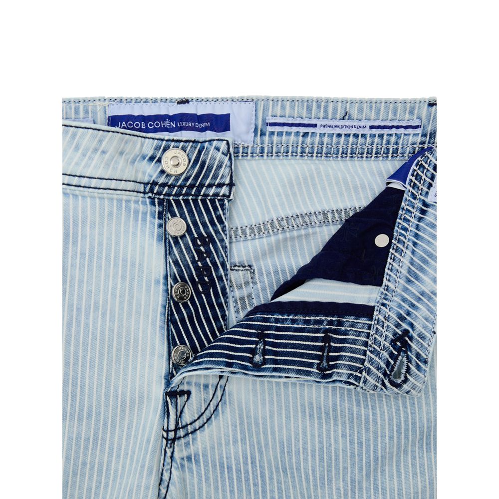 Jean skinny bleu en coton de Jacob Cohen