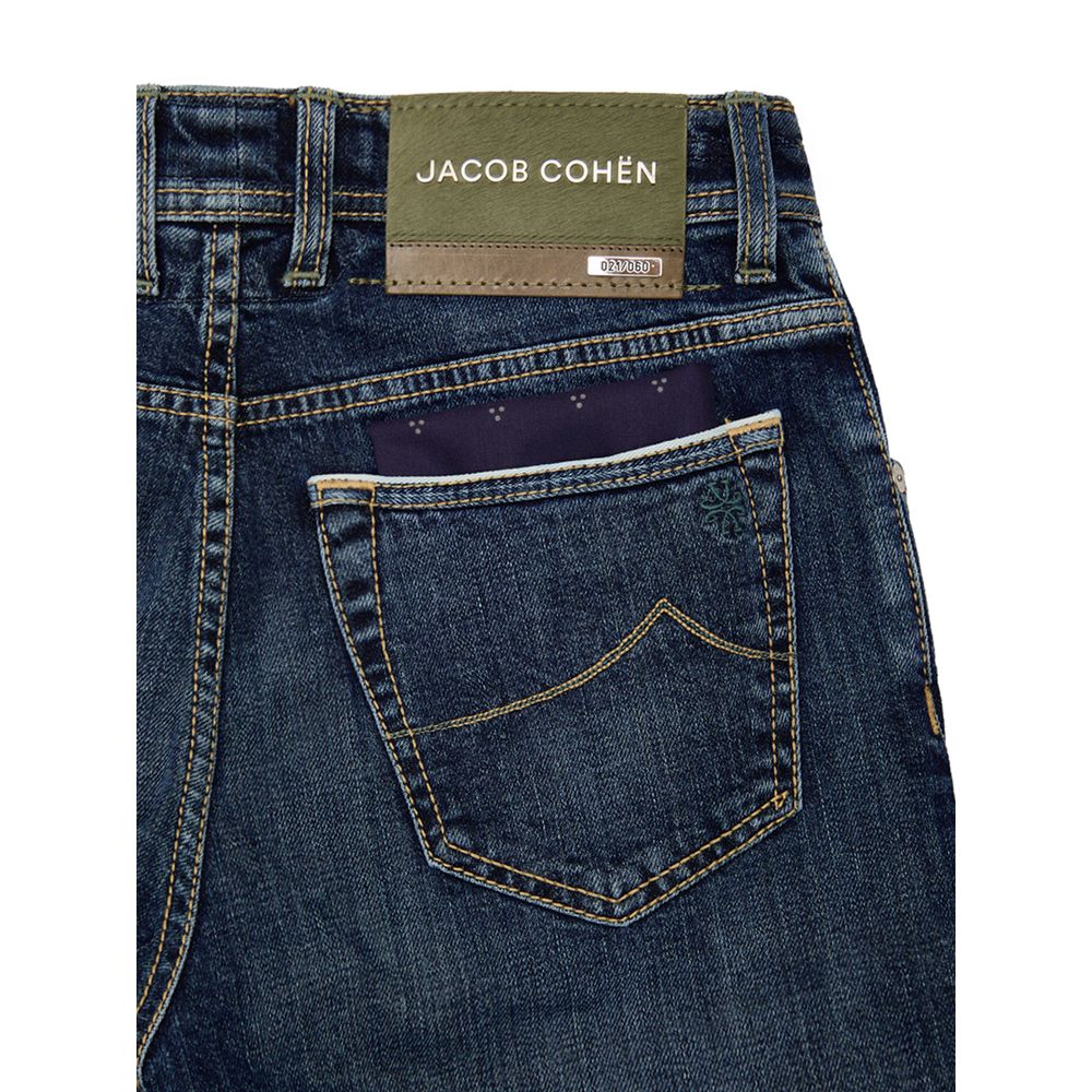 Jean skinny bleu en coton de Jacob Cohen