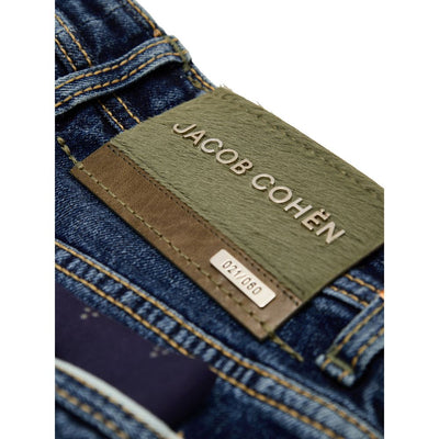 Jean skinny bleu en coton de Jacob Cohen