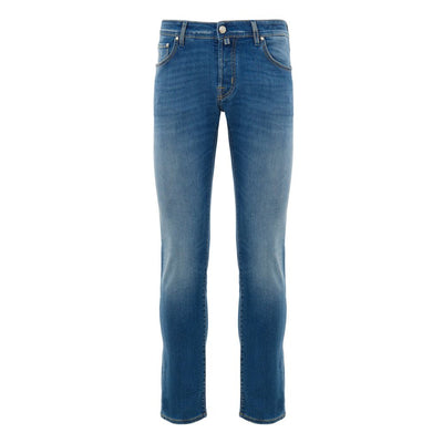 Jacob Cohen Blue Cotton Skinny Jean