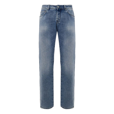 Jacob Cohen Blue Cotton Skinny Jean